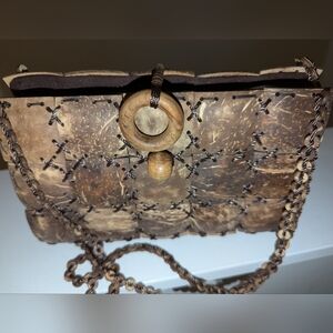 Coconut purse handmade